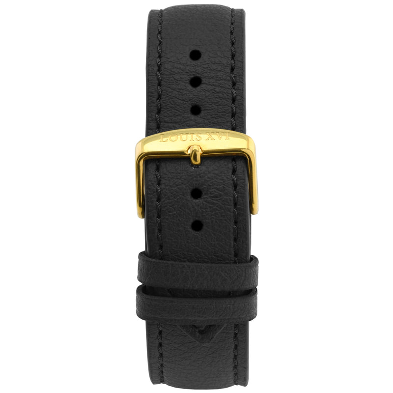Armband Apfelleder - Schwarz/Gold